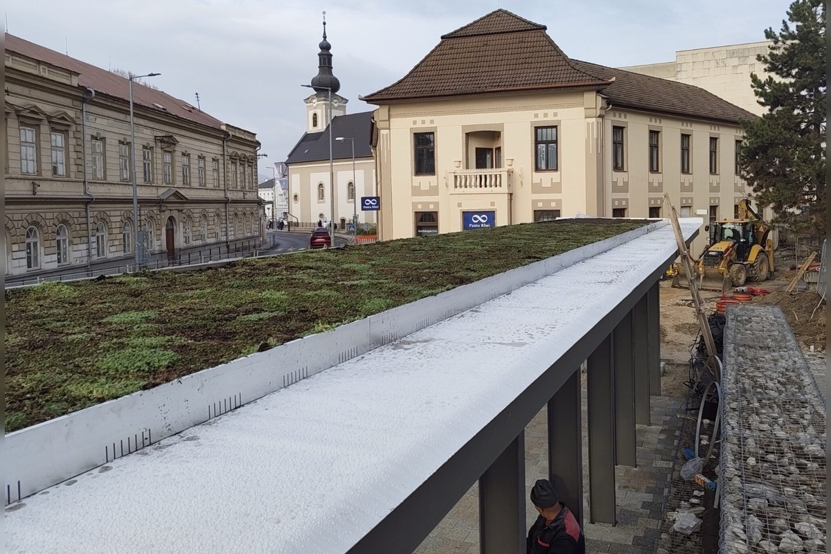 FOTO: Pešia zóna v Trenčíne sa zazelenáva, foto 2