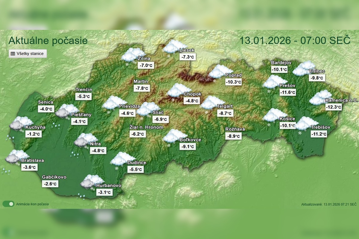 FOTO: Poľadovica trápi vodičov na Slovensku, foto 1