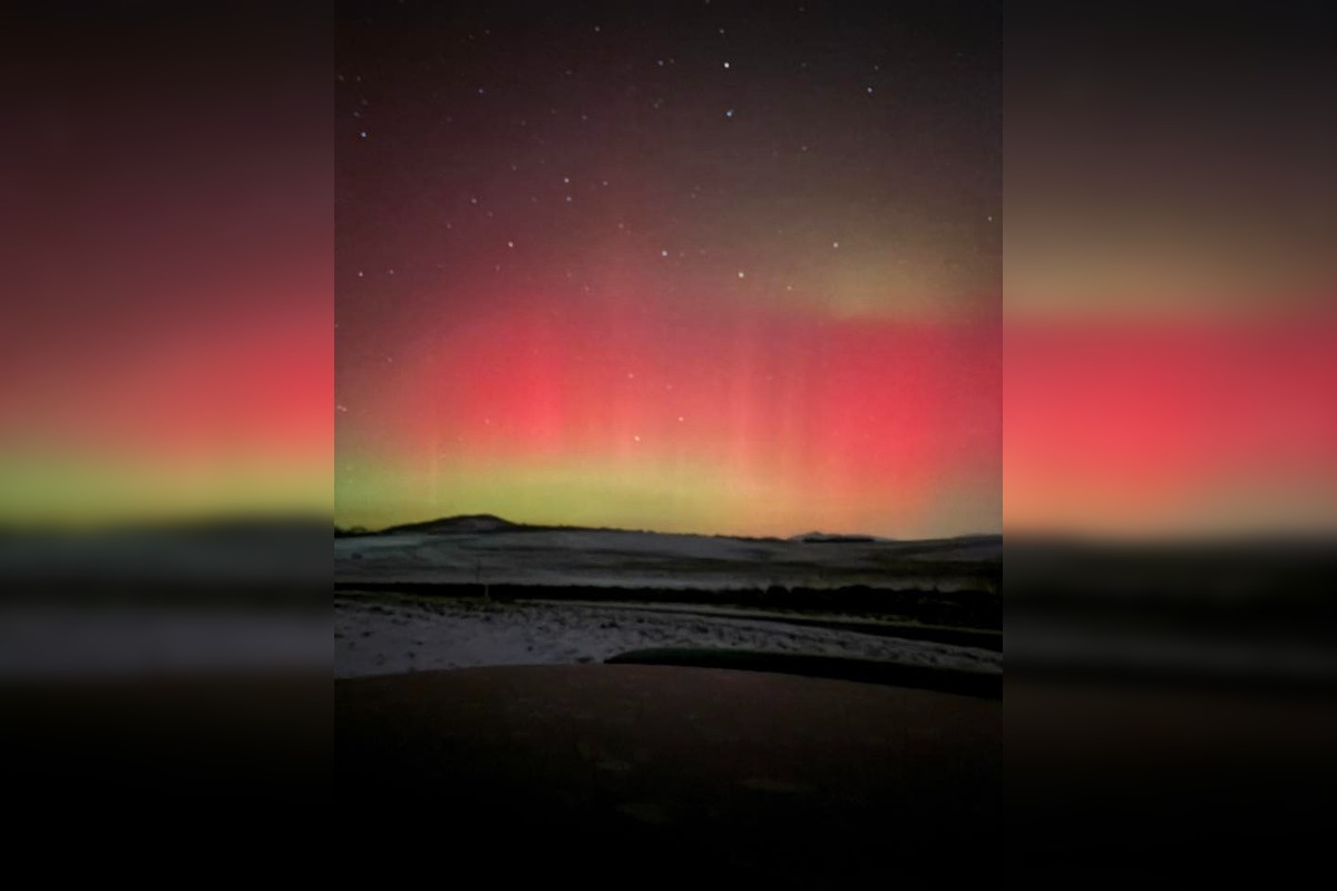FOTO: V Trenčíne a okolí zachytili obyvatelia neopakovateľnú polárnu žiaru , foto 1