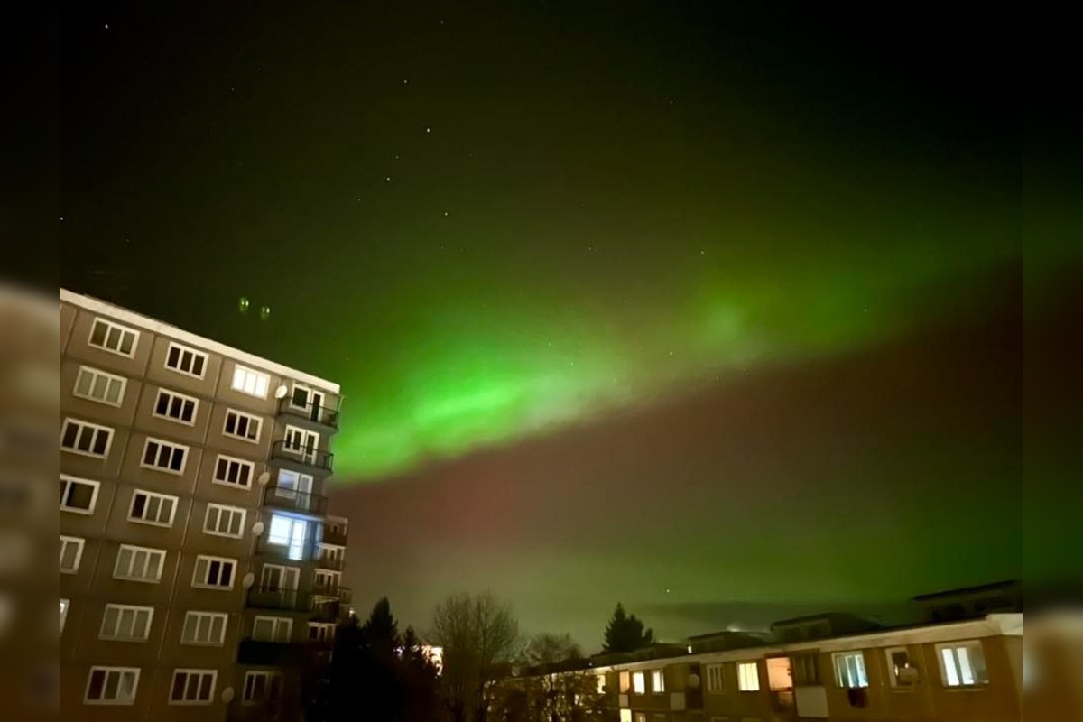 FOTO: V Trenčíne a okolí zachytili obyvatelia neopakovateľnú polárnu žiaru , foto 2