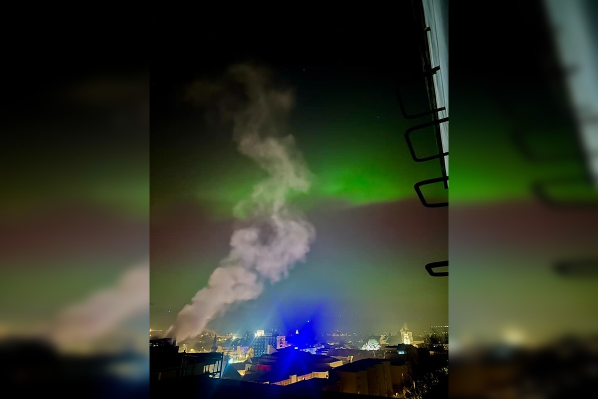 FOTO: V Trenčíne a okolí zachytili obyvatelia neopakovateľnú polárnu žiaru , foto 3
