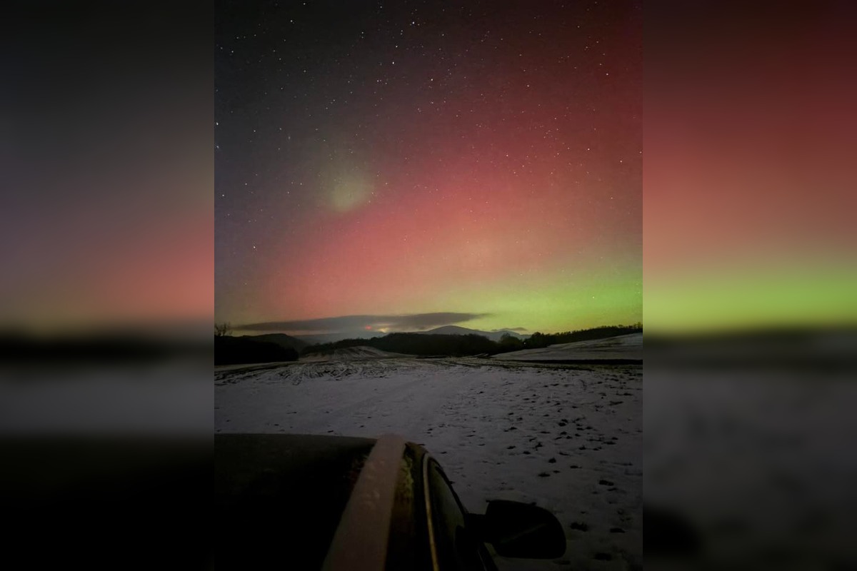 FOTO: V Trenčíne a okolí zachytili obyvatelia neopakovateľnú polárnu žiaru , foto 4