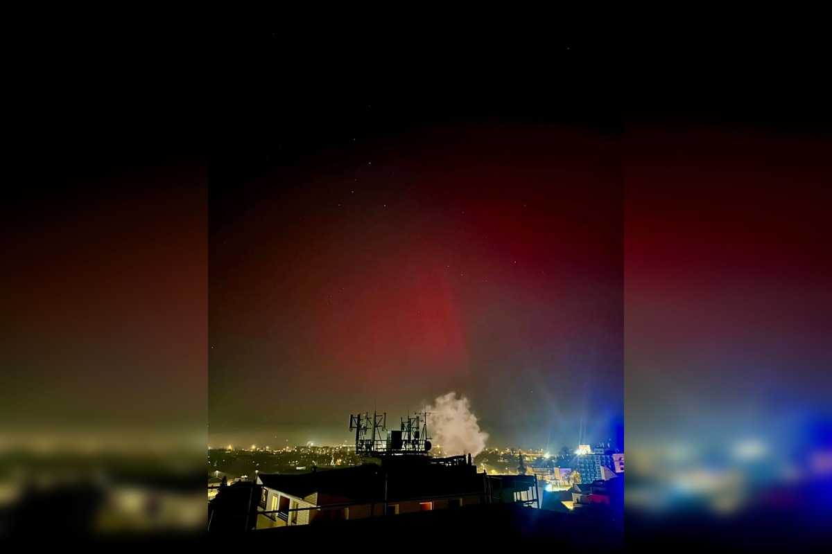 FOTO: V Trenčíne a okolí zachytili obyvatelia neopakovateľnú polárnu žiaru , foto 9