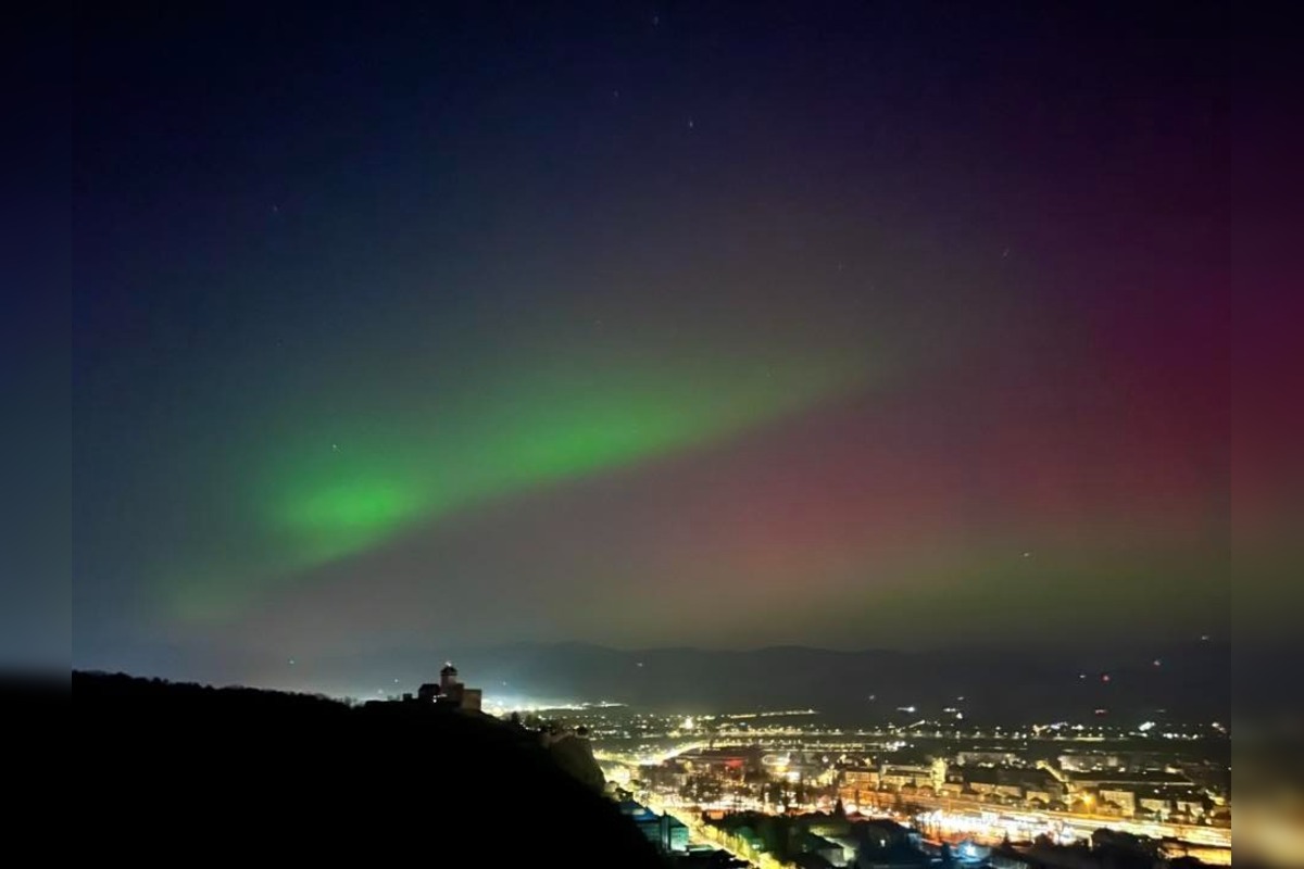 FOTO: V Trenčíne a okolí zachytili obyvatelia neopakovateľnú polárnu žiaru , foto 10