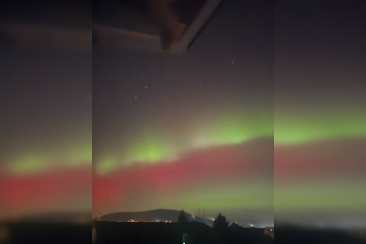 FOTO: V Trenčíne a okolí zachytili obyvatelia neopakovateľnú polárnu žiaru , foto 12