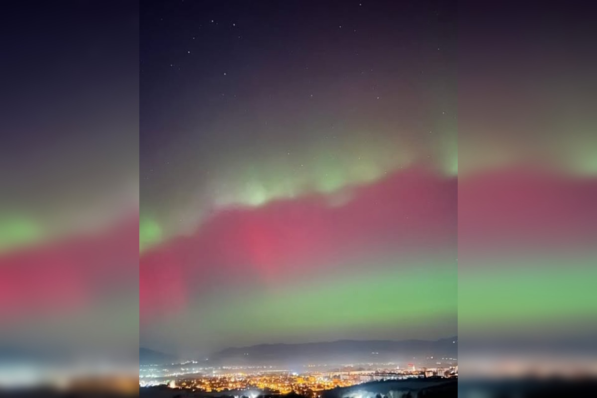 FOTO: V Trenčíne a okolí zachytili obyvatelia neopakovateľnú polárnu žiaru , foto 16