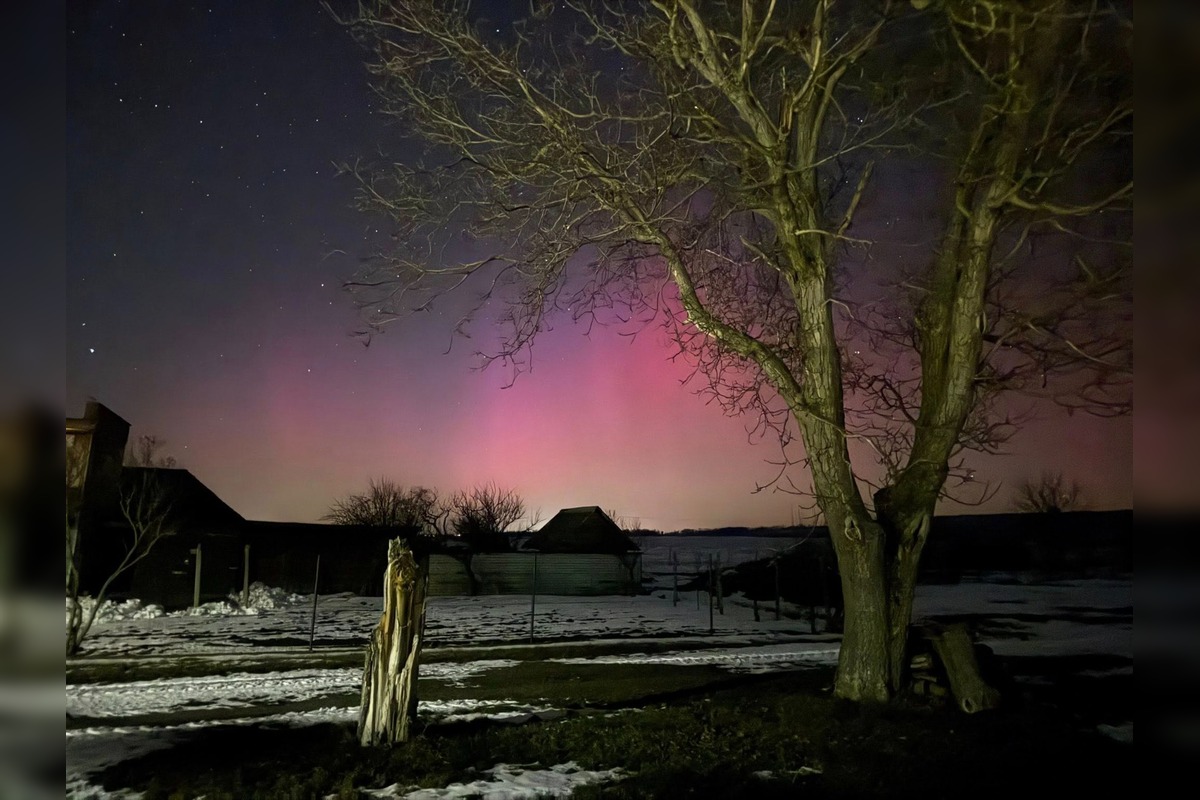FOTO: Polárna žiara nad Slovenskom rozjasnila oblohu aj v utorok, foto 8