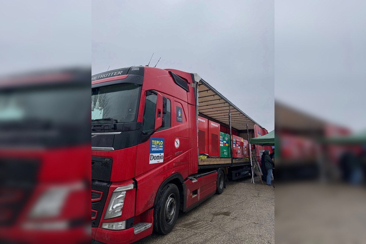 FOTO: Z Trenčína odoslali prvú zásielku generátorov pre Ukrajinu, foto 1