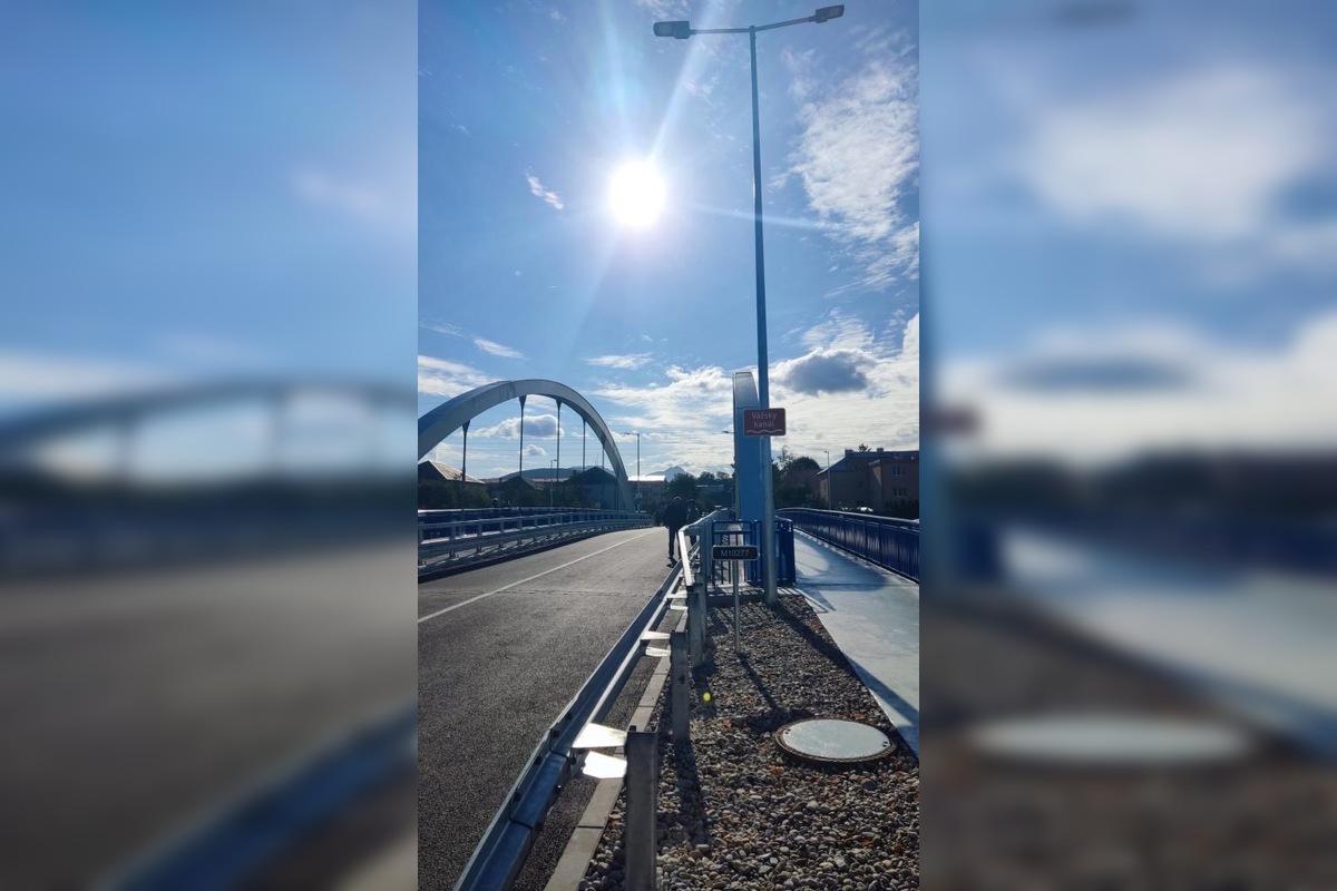FOTO: Ilava má most s unikátnym systémom monitorovania, dokže predísť tragédiám, foto 4