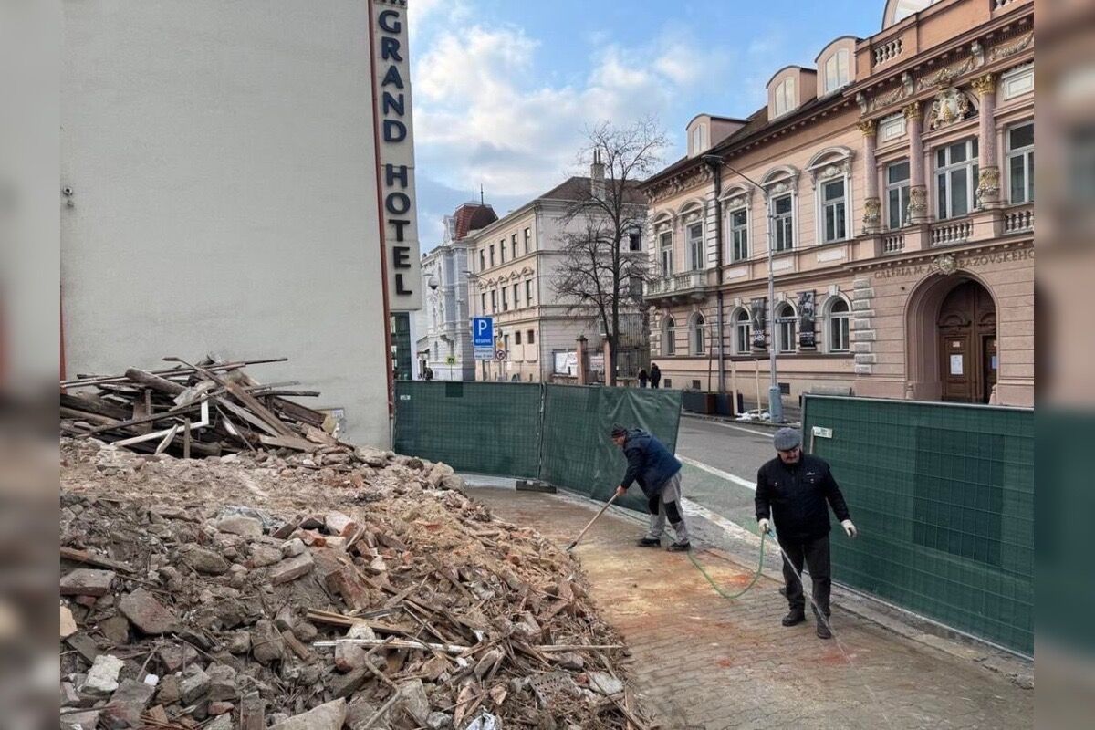 FOTO: Zbúraný dom v Trenčíne, foto 2