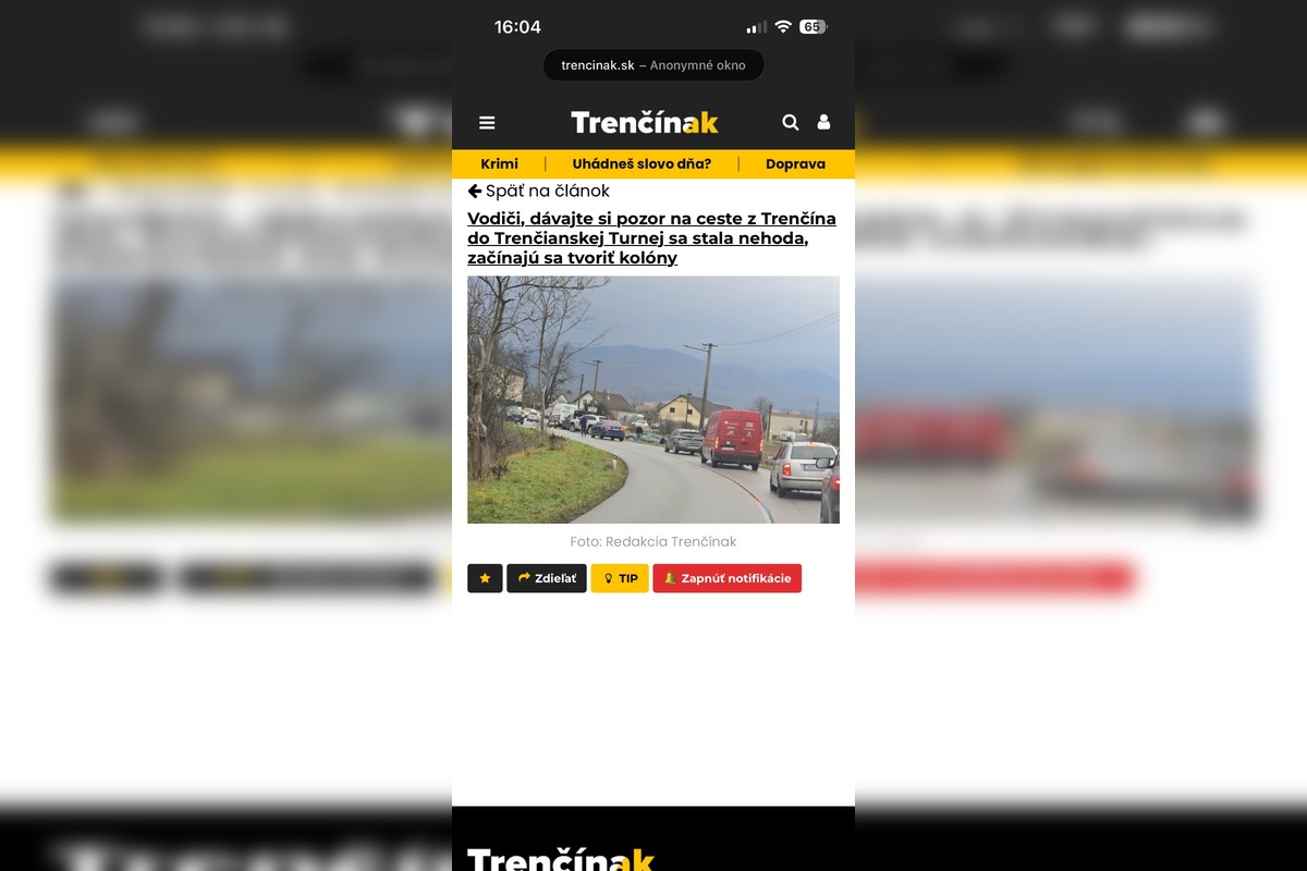 FOTO: Obyvatelia Trenčianskej Turnej riešia dlhodobý problém s nebezpečným úsekom cesty v katastri obce , foto 6