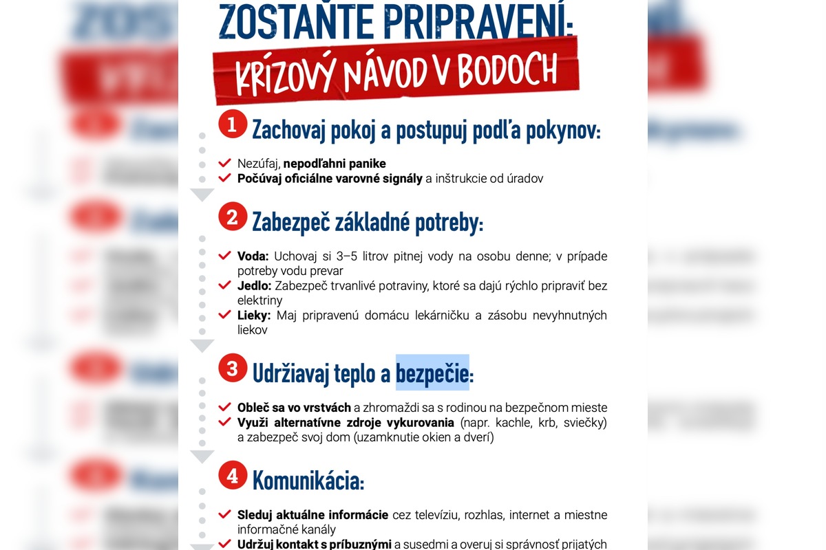 FOTO: Viete, čo robiť v prípade krízy alebo ozbrojeného konfliktu?, foto 4
