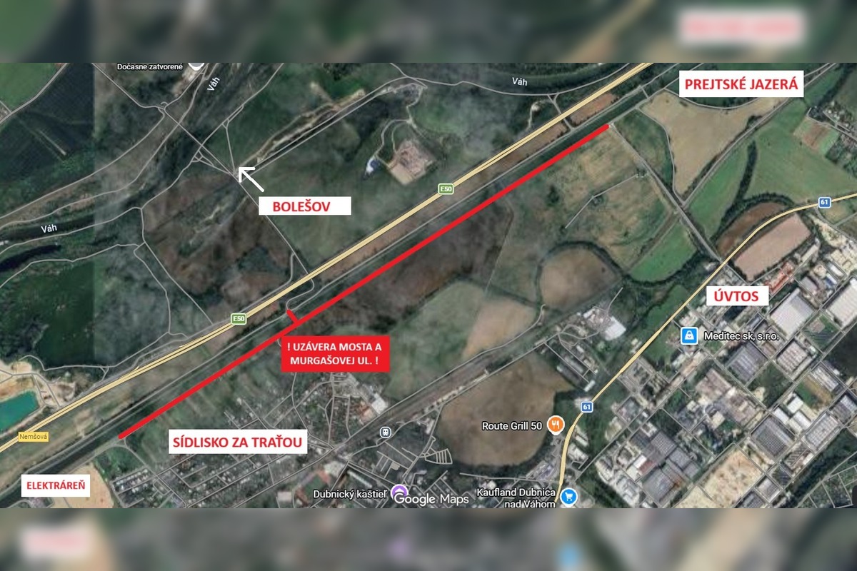 FOTO: Od pondelka uzatvoria cestu v Dubnici nad Váhom , foto 3