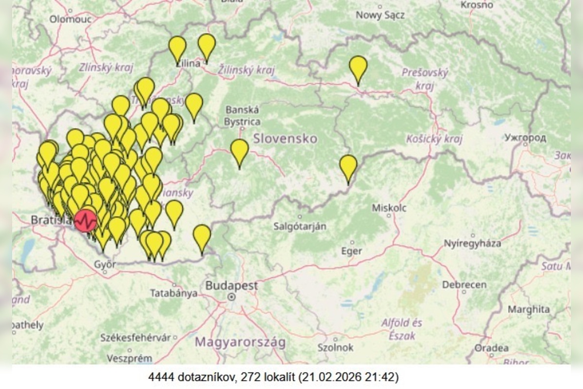 FOTO: Po zemetrasení v Šamoríne cítili dotrasy aj obyvatelia Trenčína a Prievidze, foto 1