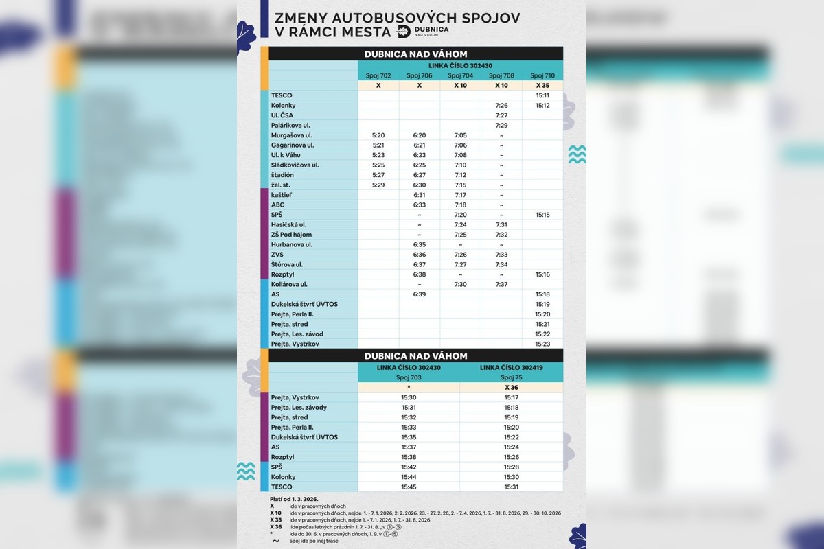 FOTO: Dubnica nad Váhom obnovila niektoré autobusové linky, foto 1