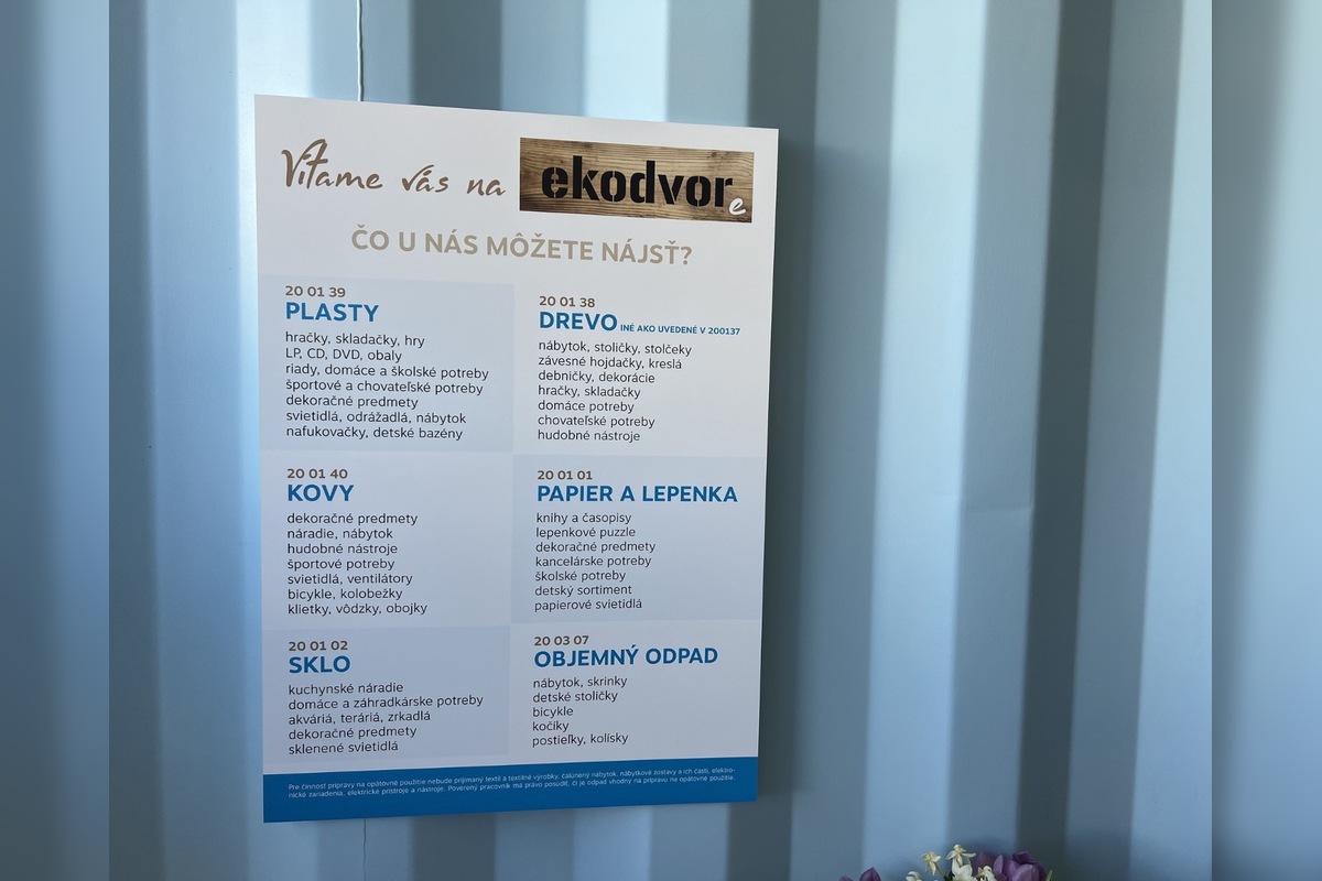 FOTO: Dajte veciam druhú šancu. Trenčín spustil ekodvor, kde si môžete zadarmo zobrať aj odovzdať predmety, foto 3