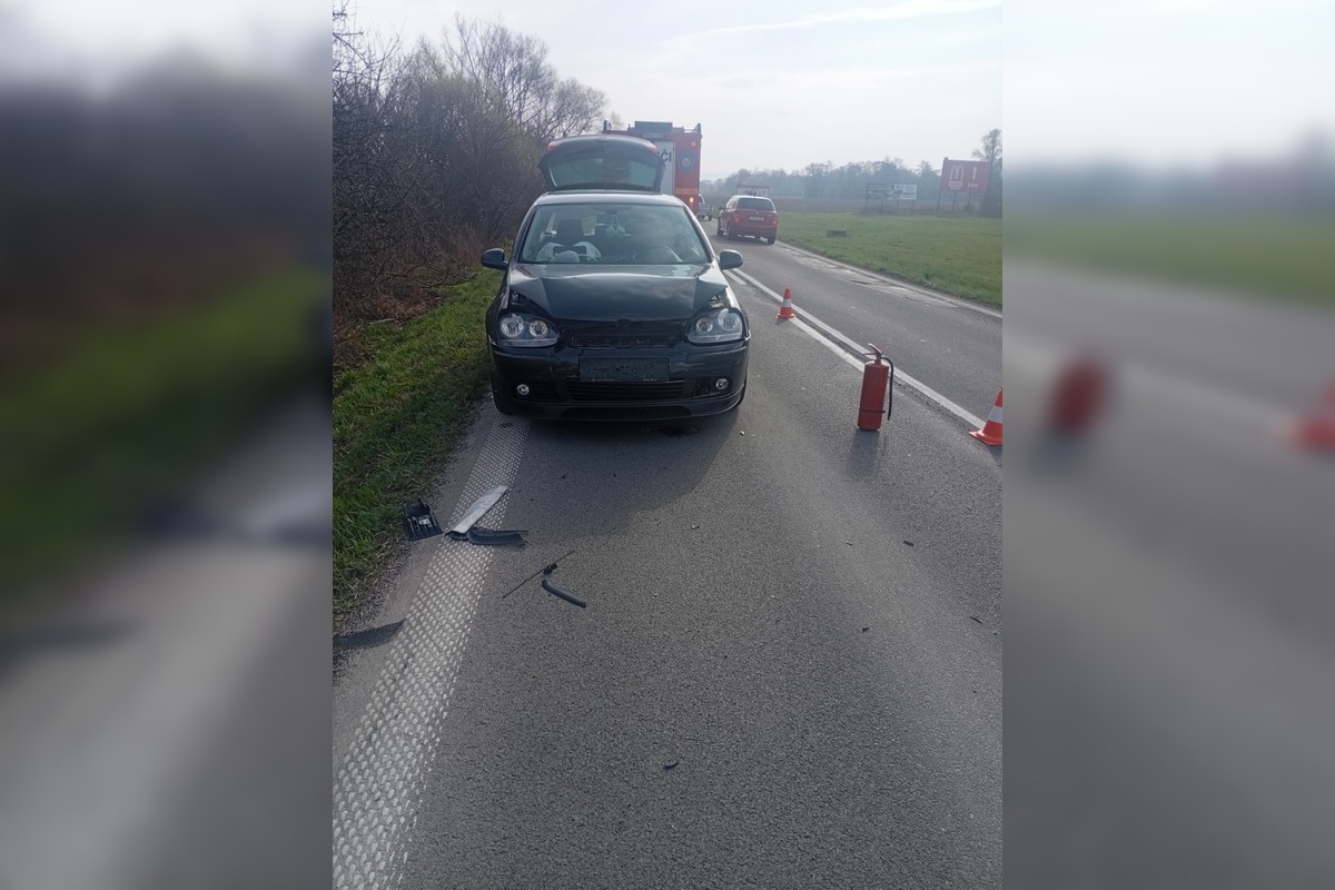 FOTO: Dopravná nehoda medzi obcou Nedožery-Brezany a mestom Prievidza, foto 3