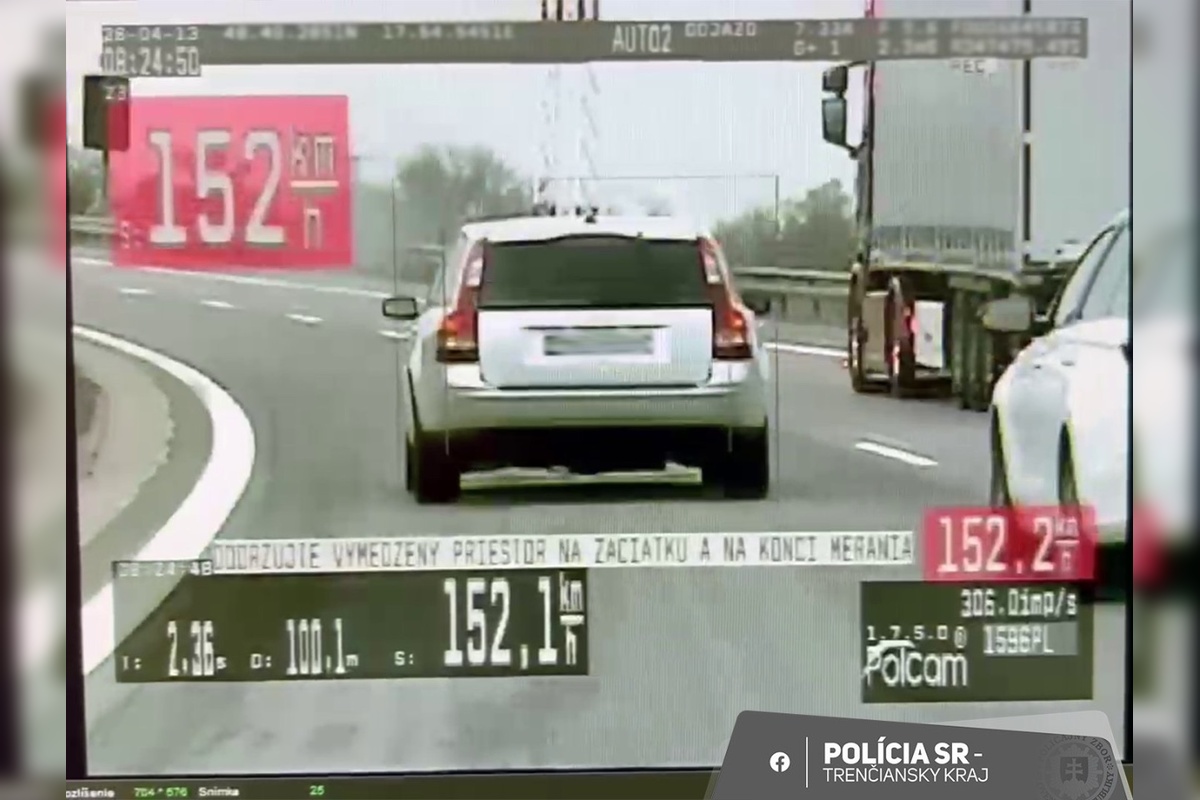 FOTO: Opitý vodič pri Beckove výrazne prekročil rýchlosť,, foto 1