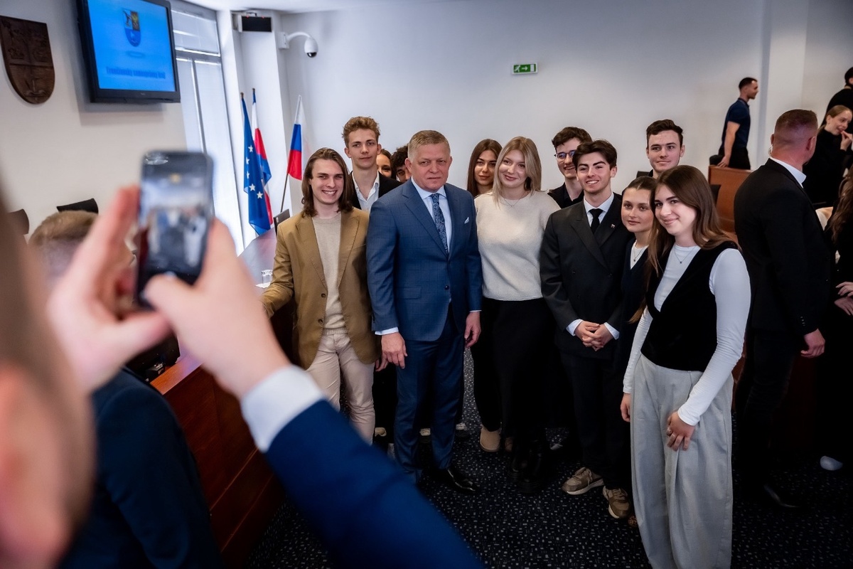 FOTO: Robert Fico v Trenčíne, foto 1