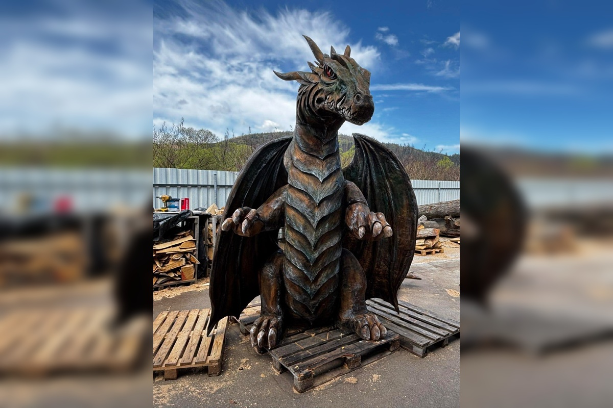 FOTO: Nová socha draka, foto 5