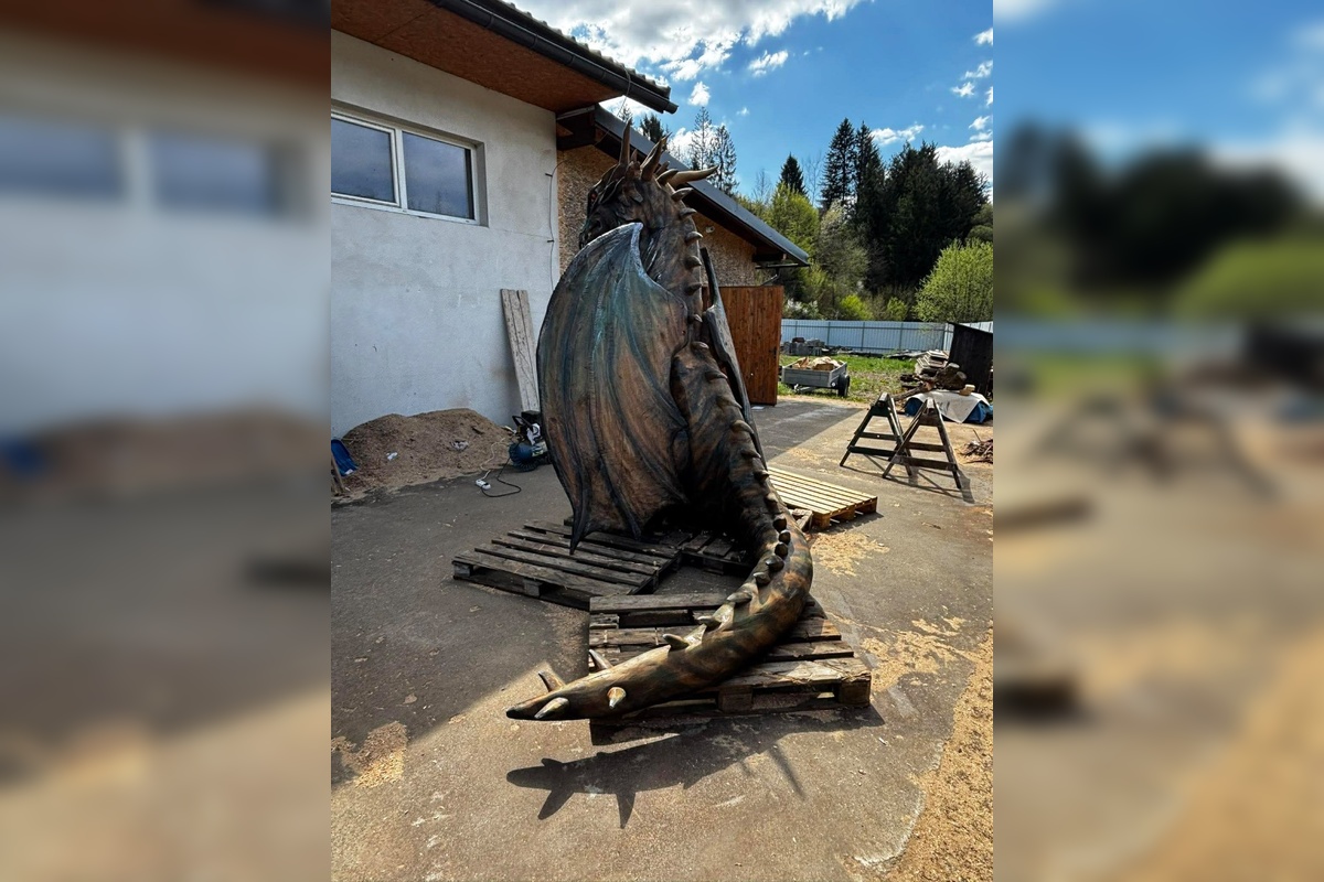 FOTO: Nová socha draka, foto 6