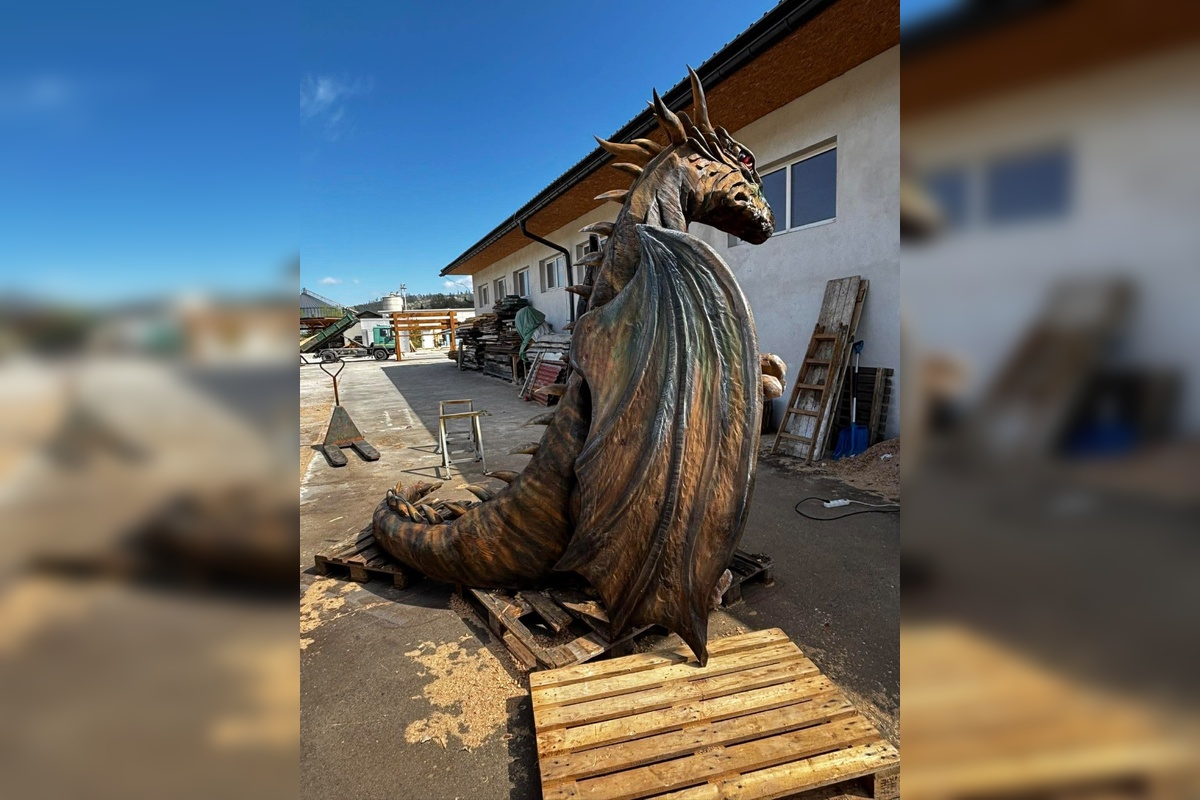 FOTO: Nová socha draka, foto 7