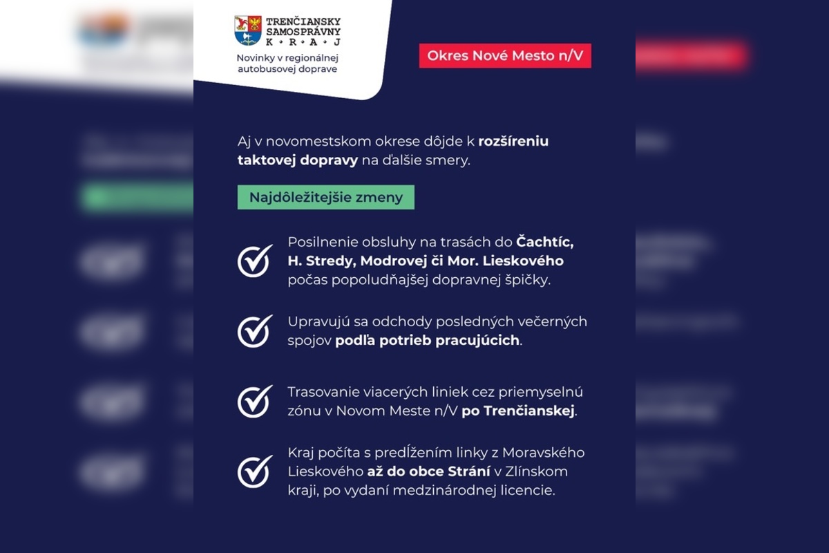 FOTO: Trenčiansky kraj mení cestovné poriadky, foto 2