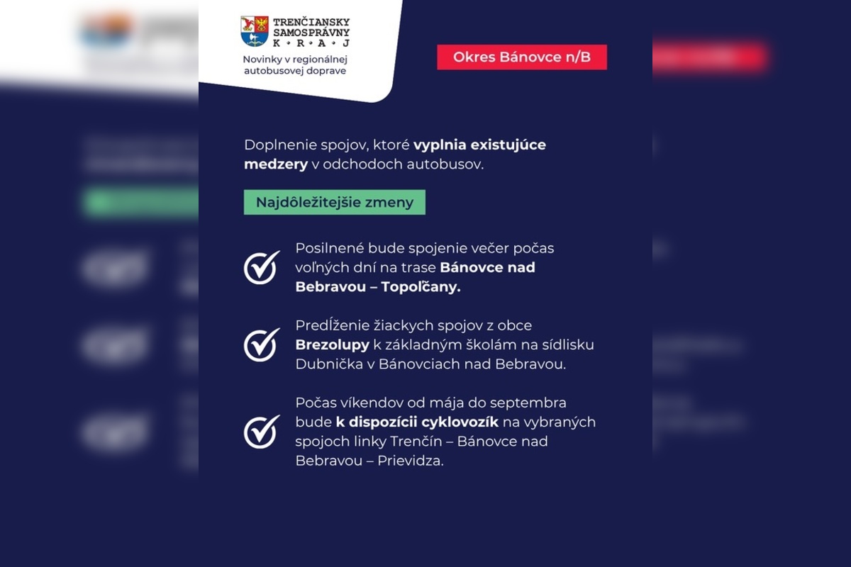 FOTO: Trenčiansky kraj mení cestovné poriadky, foto 6
