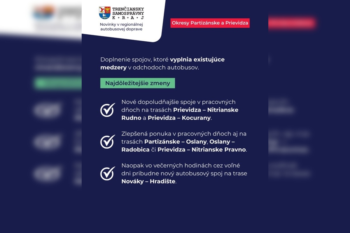 FOTO: Trenčiansky kraj mení cestovné poriadky, foto 7