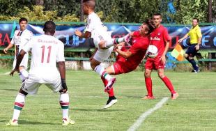 Dramaticky záver stretnutia FC Fluminense - AS Trenčín na turnaji U19 
