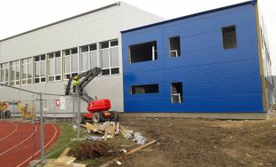 Výstavba telocvične pri Športovom gymnáziu v Trenčíne by mala byť hotová už v júni tohto roka