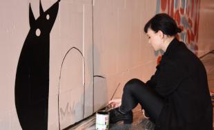 Umelci vdýchli nový život stenám podchodu na Hasičskej ulici počas podujatia Fest ART v Trenčíne