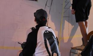 Umelci vdýchli nový život stenám podchodu na Hasičskej ulici počas podujatia Fest ART v Trenčíne