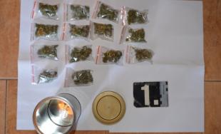 Policajti v Partizánskom zaistili 1 102 gramov marihuany v hodnote viac ako 8 000 eur