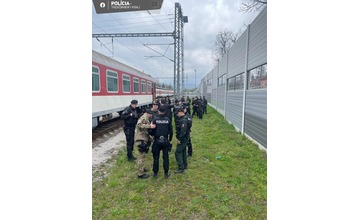FOTO: Služobná príprava železničnej polície