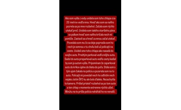 FOTO: Mladá žena opísala hrôzostrašný zážitok z prechádzky neďaleko Trenčína. Jej mama sa tomu bezmocne prizerala