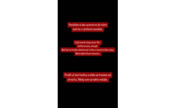 FOTO: Mladá žena opísala hrôzostrašný zážitok z prechádzky neďaleko Trenčína. Jej mama sa tomu bezmocne prizerala