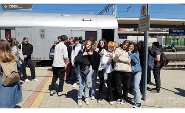 FOTO: Protidrogový vlak v trenčianskom kraji