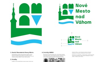 FOTO: Logo mesta Nové Mesto nad Váhom