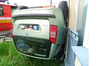 FOTO: Dopravná nehoda v Brvništi