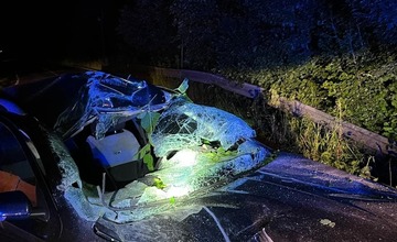 FOTO: Hasiči z Nitrianskeho Pravna majú za sebou rušnú noc. Ani na chvíľu sa nezastavili