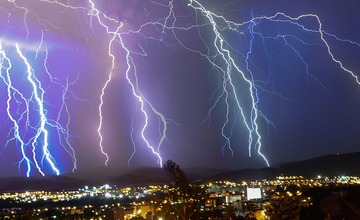 FOTO: Fotografie od lovca bleskov z Trenčína