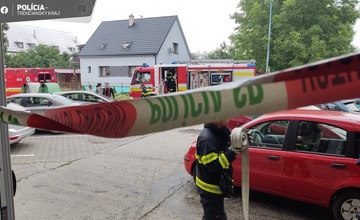 FOTO: Požiar bytovky v Dubnici nad Váhom