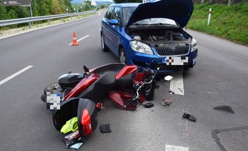 FOTO:  Nehoda v Považskej Bystrici