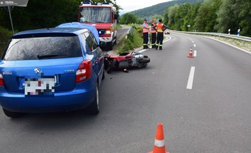 FOTO:  Nehoda v Považskej Bystrici