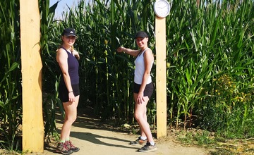 FOTO: Na hranici Trenčianskeho a Žilinského kraja sa dá ľahko stratiť. V kukurici tam opäť vyrástlo bludisko