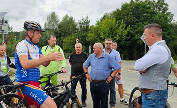 FOTO: Kontrola Vážskej cyklomagistrály