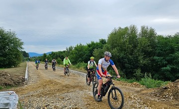 FOTO: Kontrola Vážskej cyklomagistrály