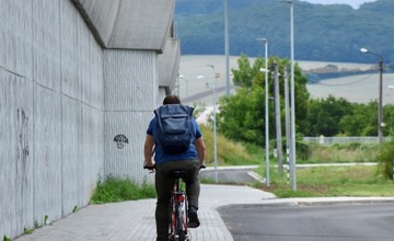 FOTO: Práce na novej trenčianskej cyklotrase sú hotové