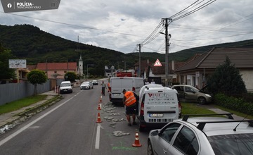 FOTO: Dopravná nehoda pri Partizánskom